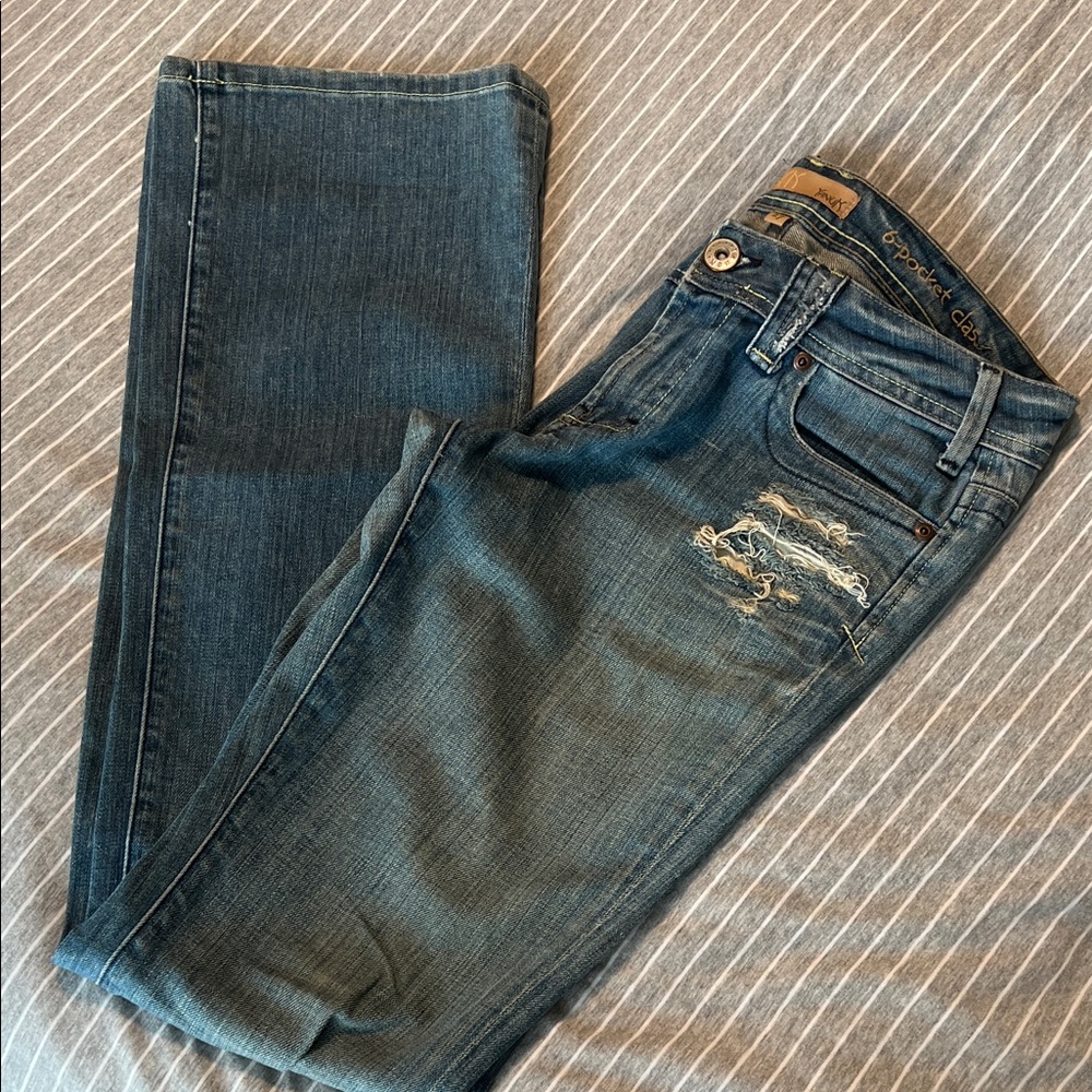 Yanuk Blue Distressed Women Jeans